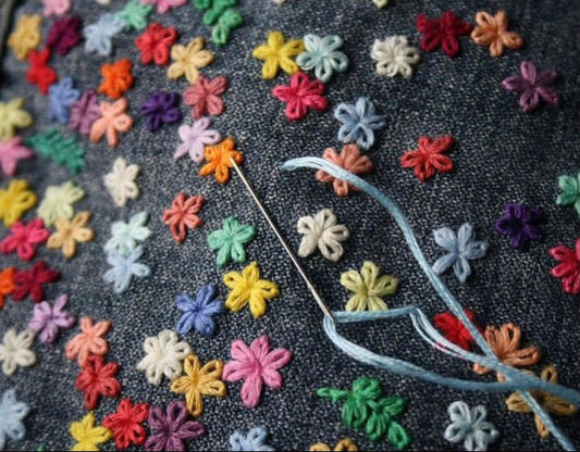秋の手芸 編み物の季節